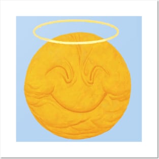 Angelic Innocent Emoji Posters and Art